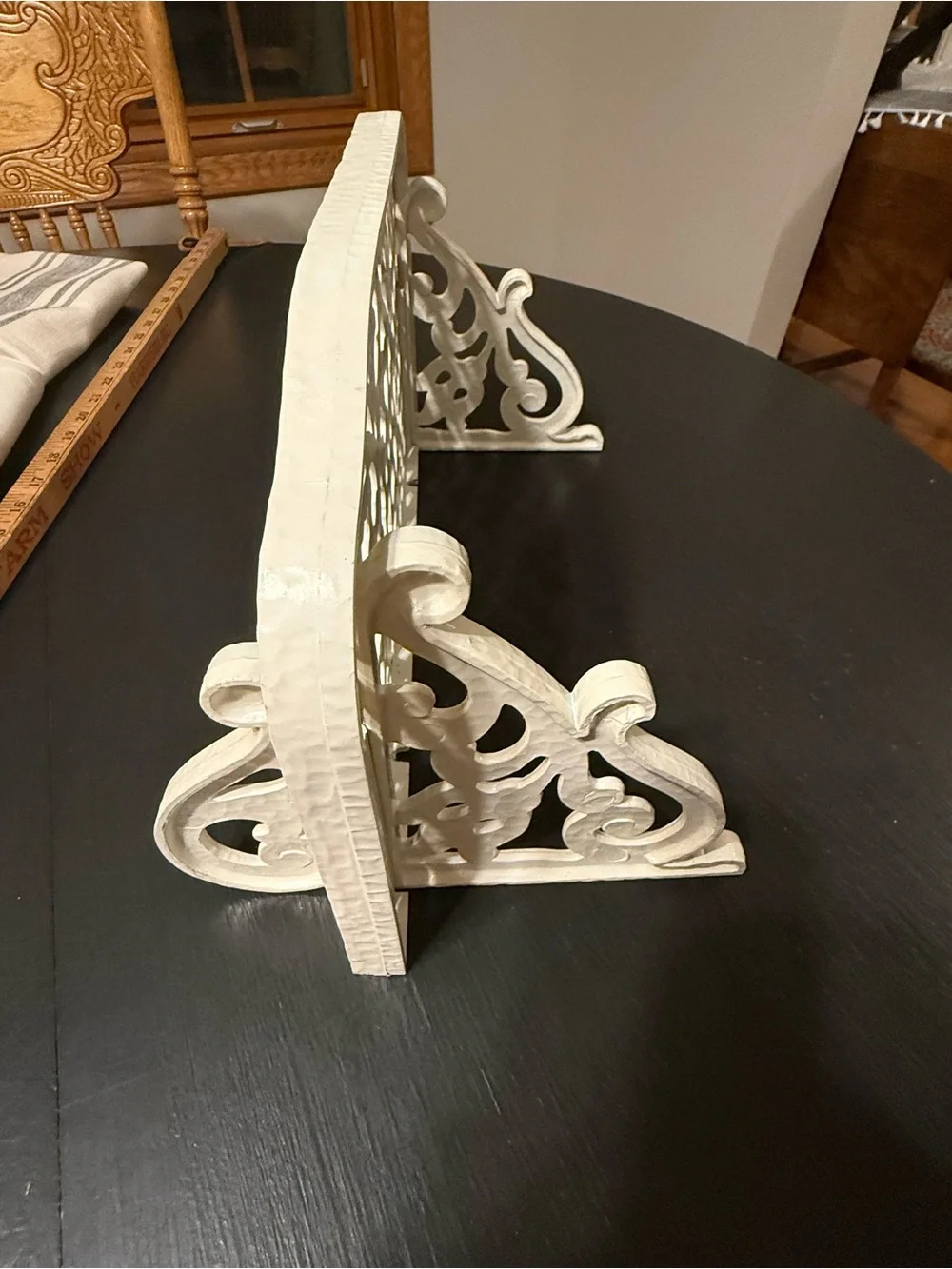 Vintage HOMCO wall shelf, white